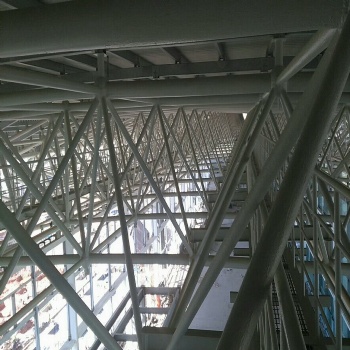 Steel structure hangar